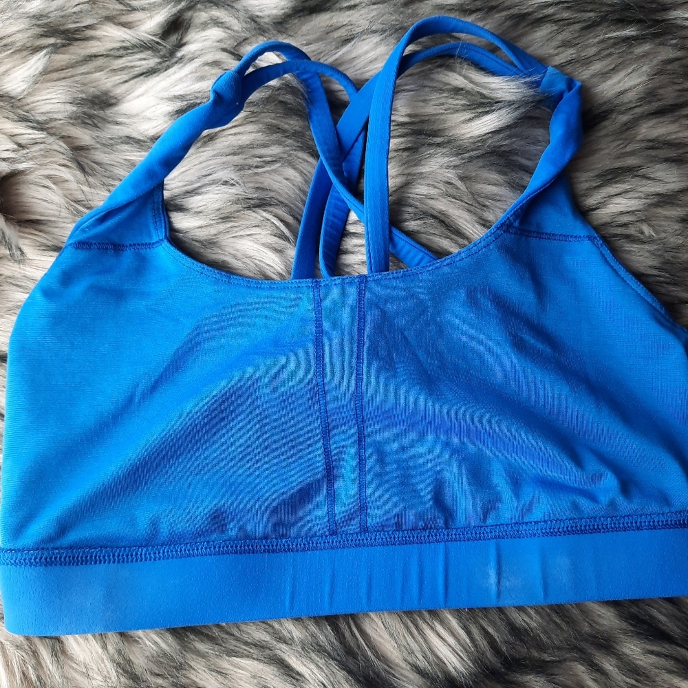 Lululemon Strappy Blue Energy Sports Bra - Picture 6 of 11